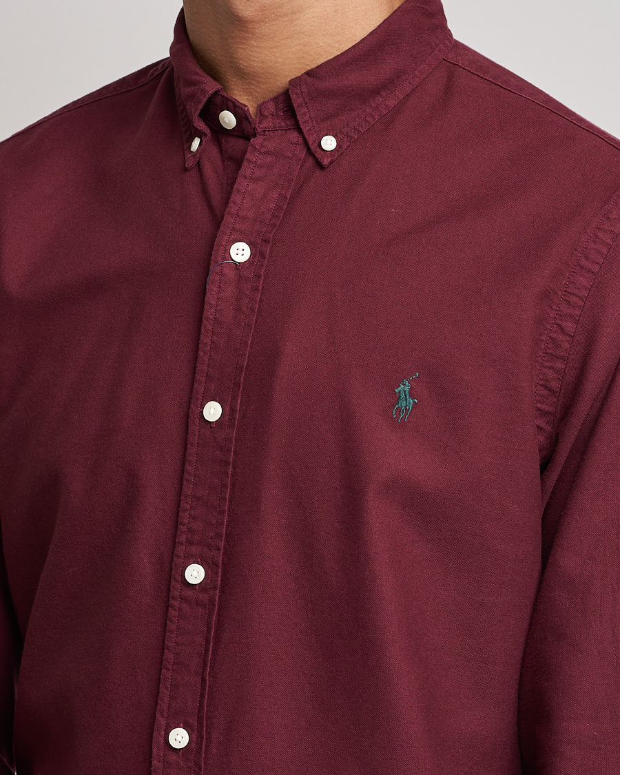 Homme | Chemises | Polo Ralph Lauren | Slim Fit Garment Dyed Oxford Rich Ruby