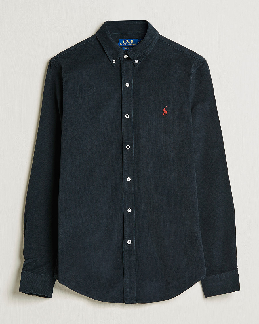 Homme | Chemises | Polo Ralph Lauren | Slim Fit Corduroy Shirt Black