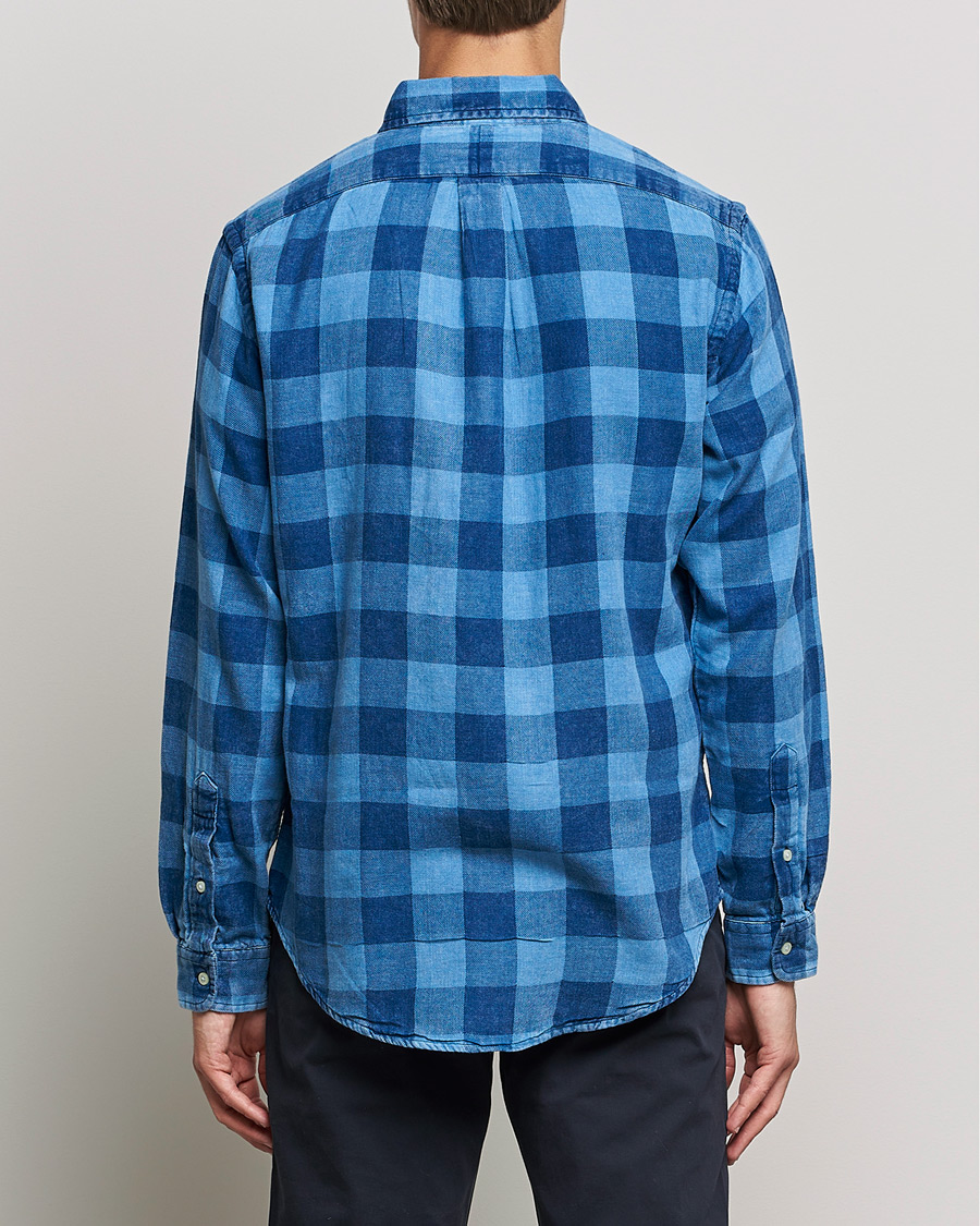 Homme | Chemises | Polo Ralph Lauren | Custom Fit Double Faced Checked Shirt Blue/Black