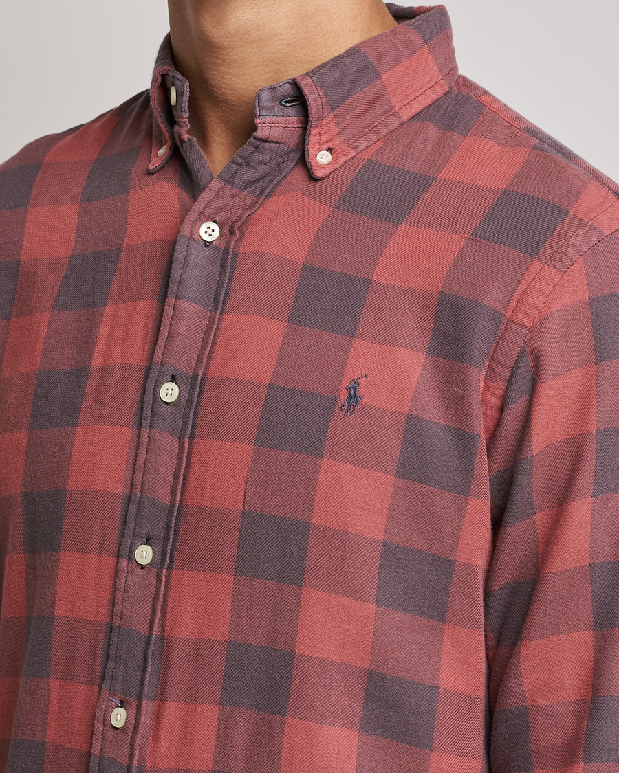 Homme | Chemises | Polo Ralph Lauren | Custom Fit Double Faced Checked Shirt Red/Black