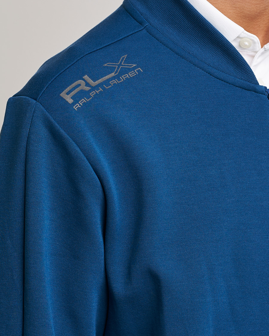 Homme | Pulls Et Tricots | RLX Ralph Lauren | Double Knit Full Zip Sweater Raleigh Blue