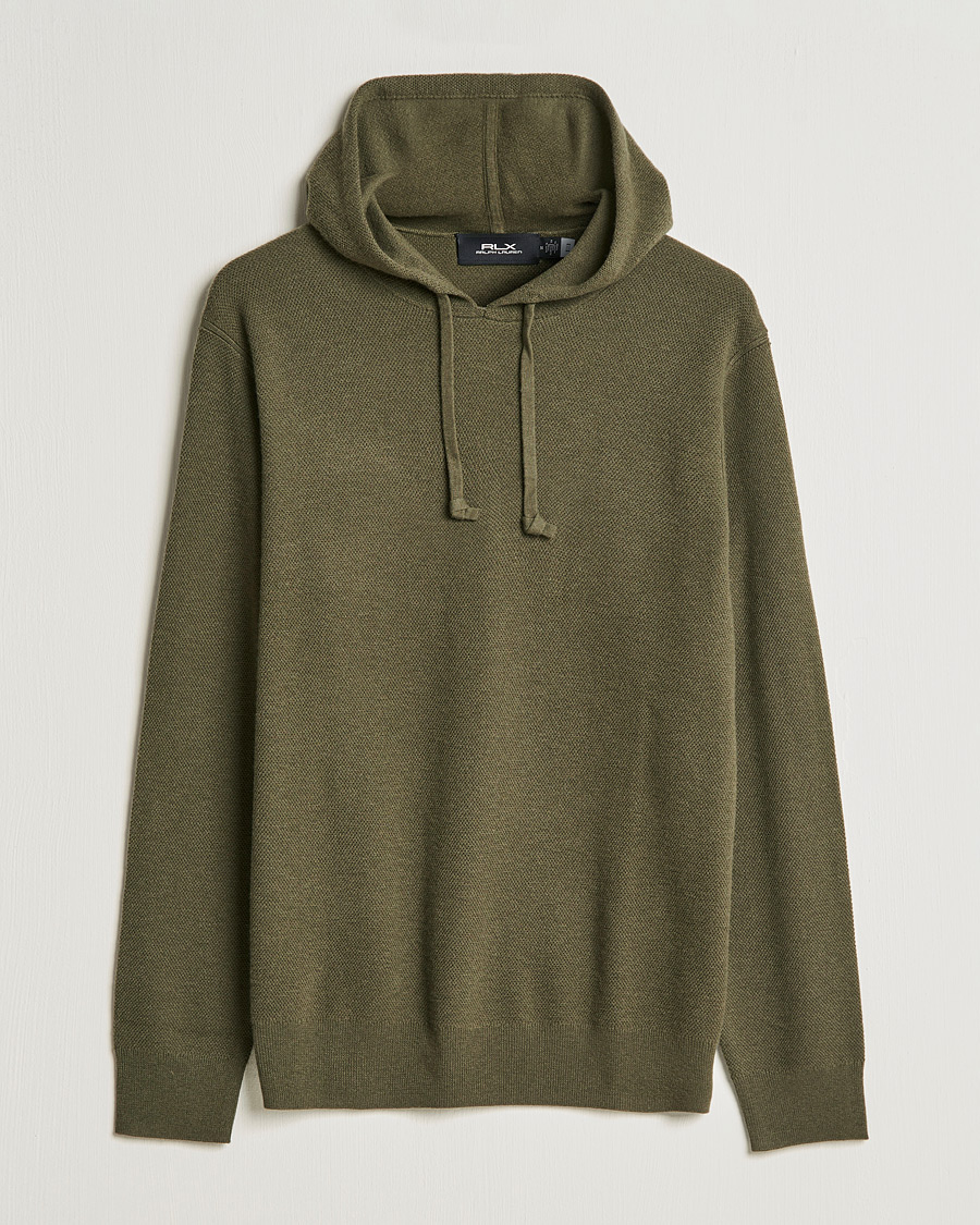 Homme | Pulls Et Tricots | RLX Ralph Lauren | Cashmere Hoodie Defender Green
