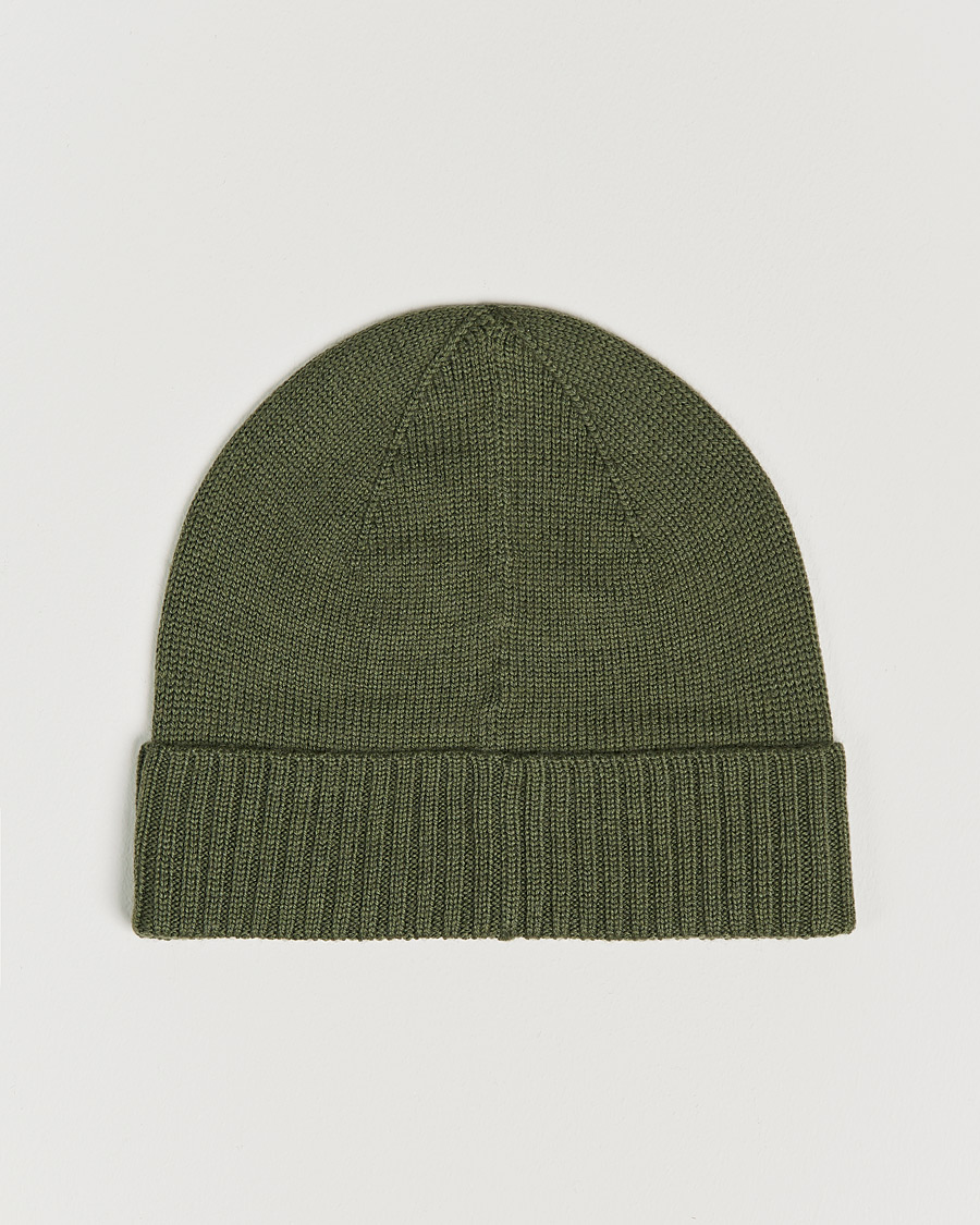 Homme | Polo Ralph Lauren Merino Wool Beanie Army Olive Heather | Polo Ralph Lauren | Merino Wool Beanie Army Olive Heather
