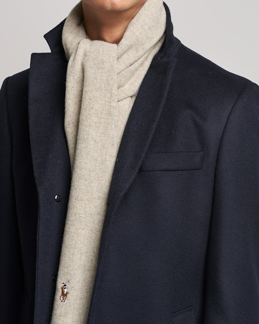Homme |  | Polo Ralph Lauren | Signature Wool Scarf Oatmeal Heather
