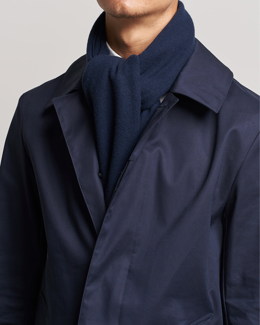Homme |  | Polo Ralph Lauren | Signature Wool Scarf Hunter Navy