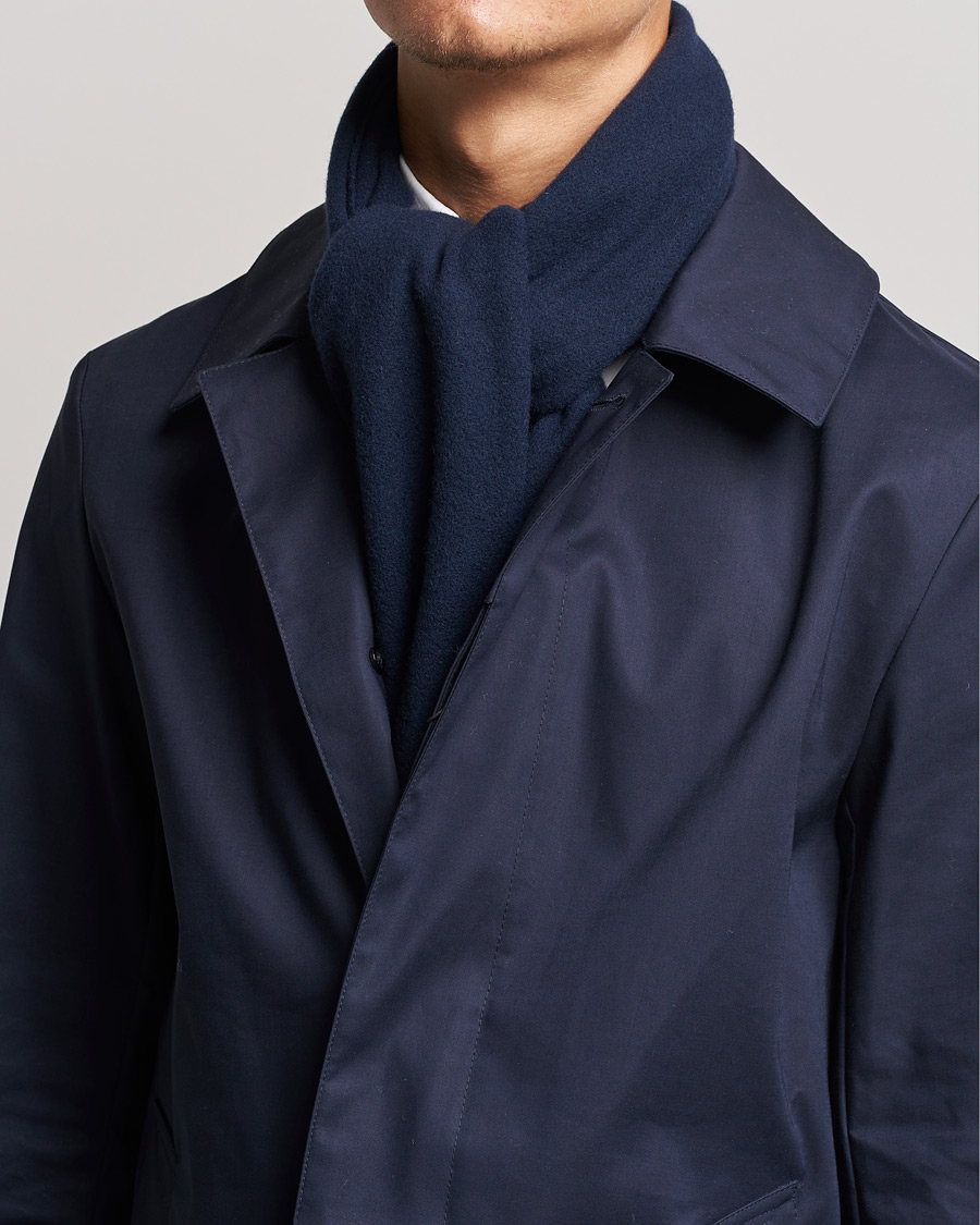 Homme | Polo Ralph Lauren Signature Wool Scarf Hunter Navy | Polo Ralph Lauren | Signature Wool Scarf Hunter Navy