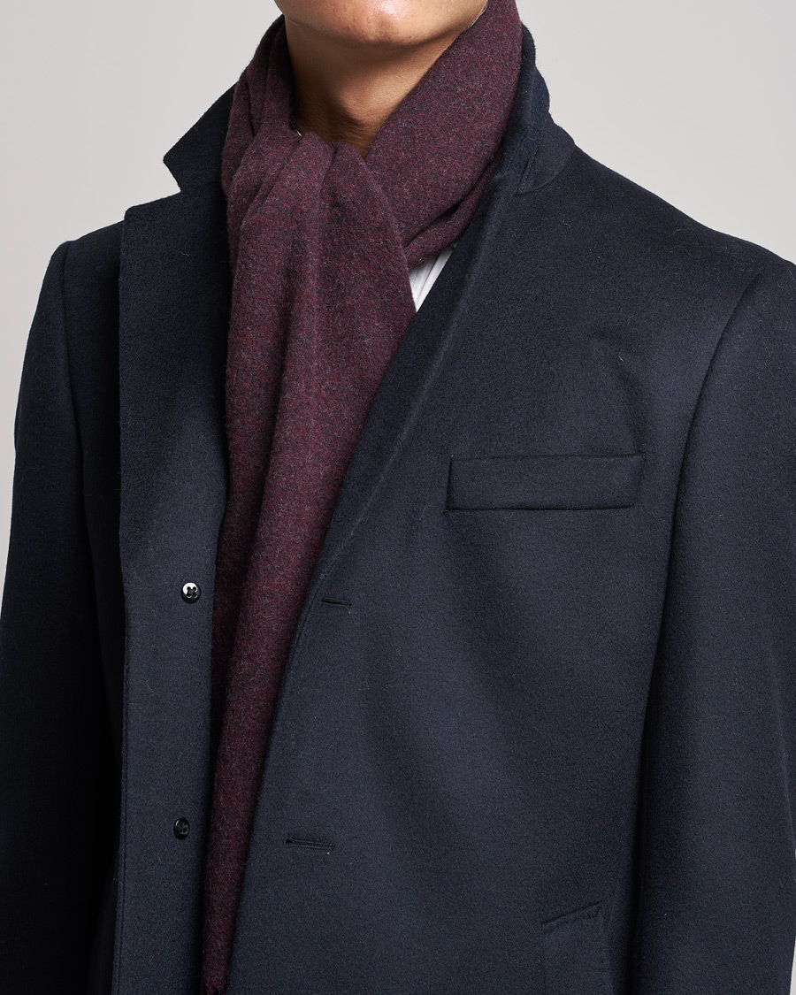 Homme | Polo Ralph Lauren Signature Wool Scarf Aged Wine Heather | Polo Ralph Lauren | Signature Wool Scarf Aged Wine Heather