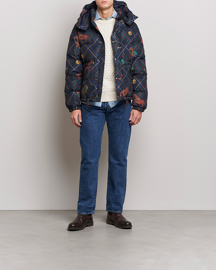 Homme | Manteaux Et Vestes | Polo Ralph Lauren | Blackwatch Pony Puffer Jacket Multi