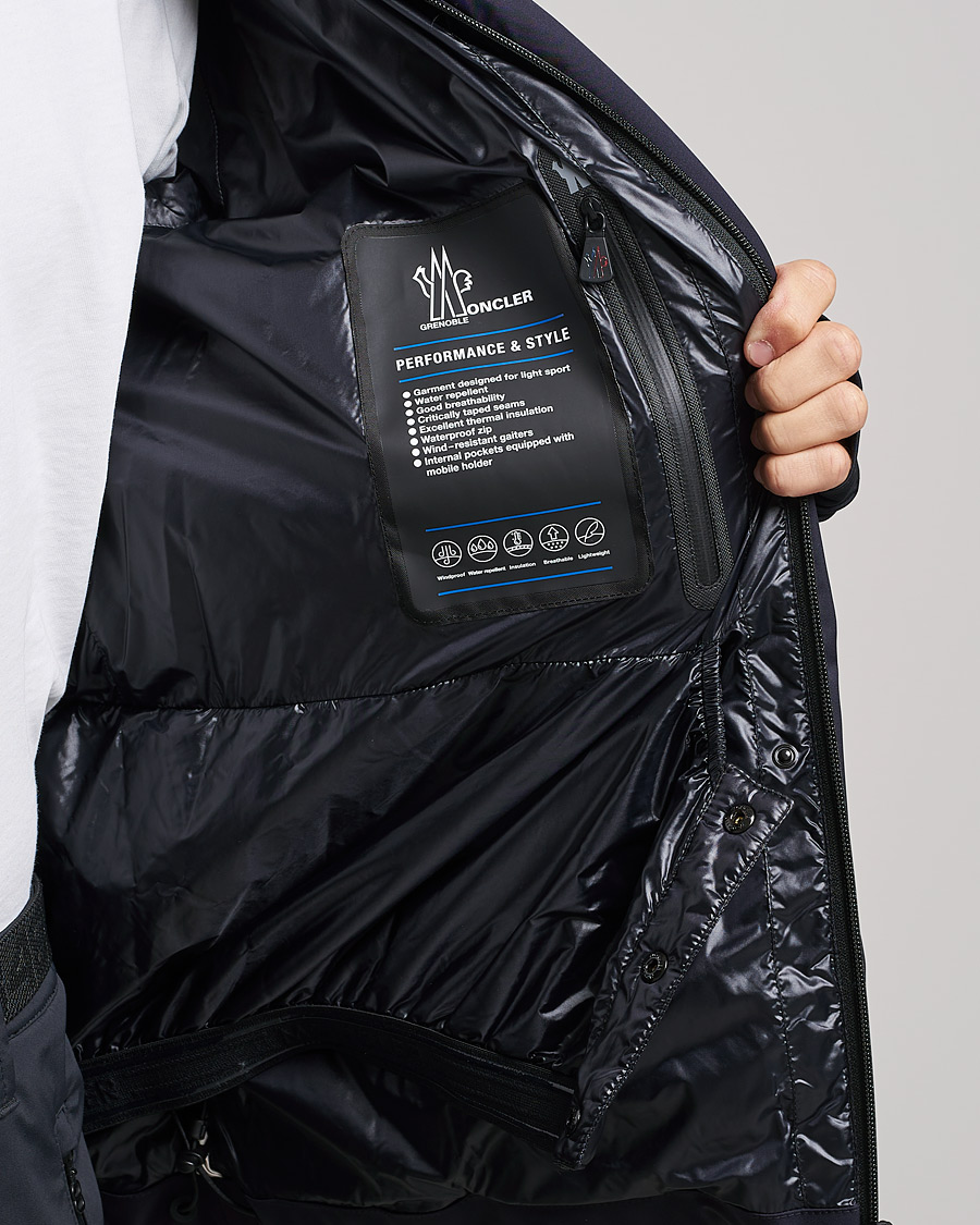 Homme | Manteaux Et Vestes | Moncler Grenoble | Montgetech Tech Down Jacket Navy