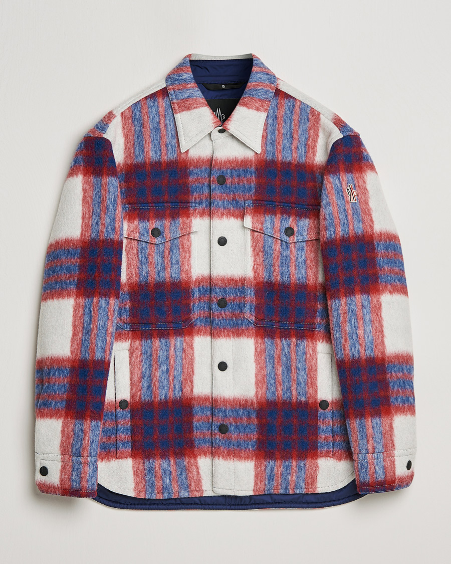 Homme | Manteaux Et Vestes | Moncler Grenoble | Waier Padded Shirt Jacket White/Red