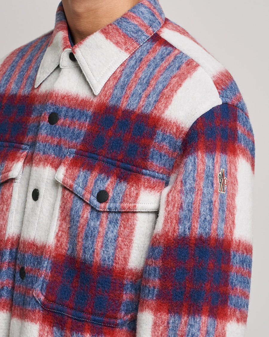 Homme | Manteaux Et Vestes | Moncler Grenoble | Waier Padded Shirt Jacket White/Red