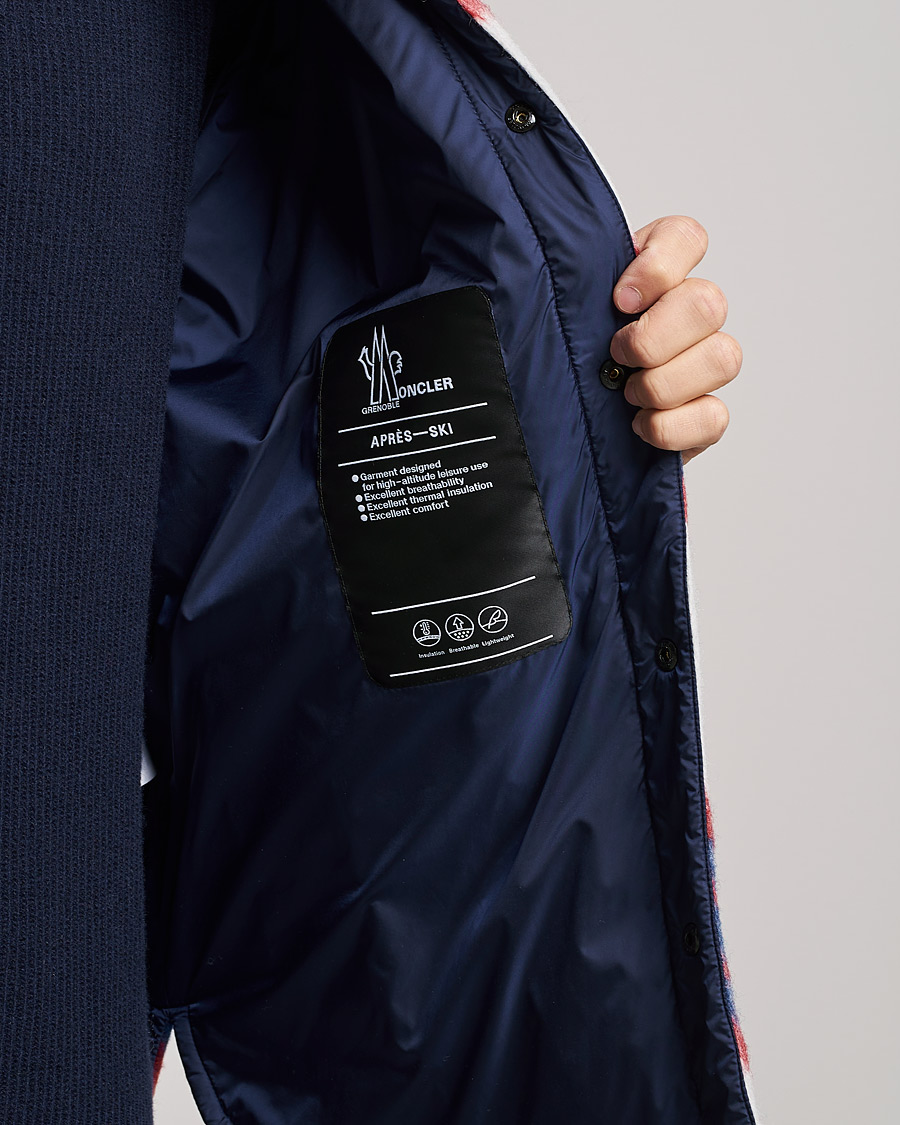 Homme | Manteaux Et Vestes | Moncler Grenoble | Waier Padded Shirt Jacket White/Red