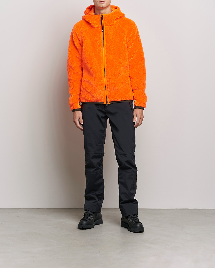Homme | Pulls Et Tricots | Moncler Grenoble | Teddy Fleece Cardigan Orange