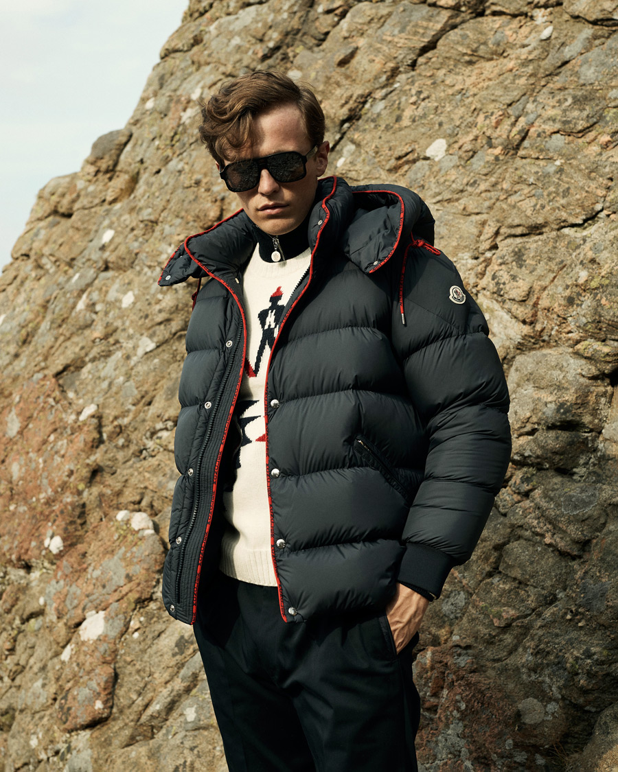 Homme | Manteaux Et Vestes | Moncler | Amarante Down Jacket Navy