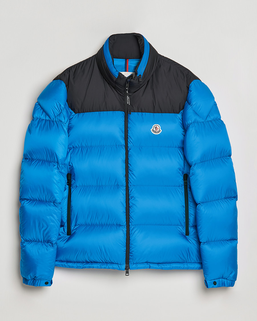 Homme | Manteaux Et Vestes | Moncler | Peuplier Down Jacket Black/Sky Blue