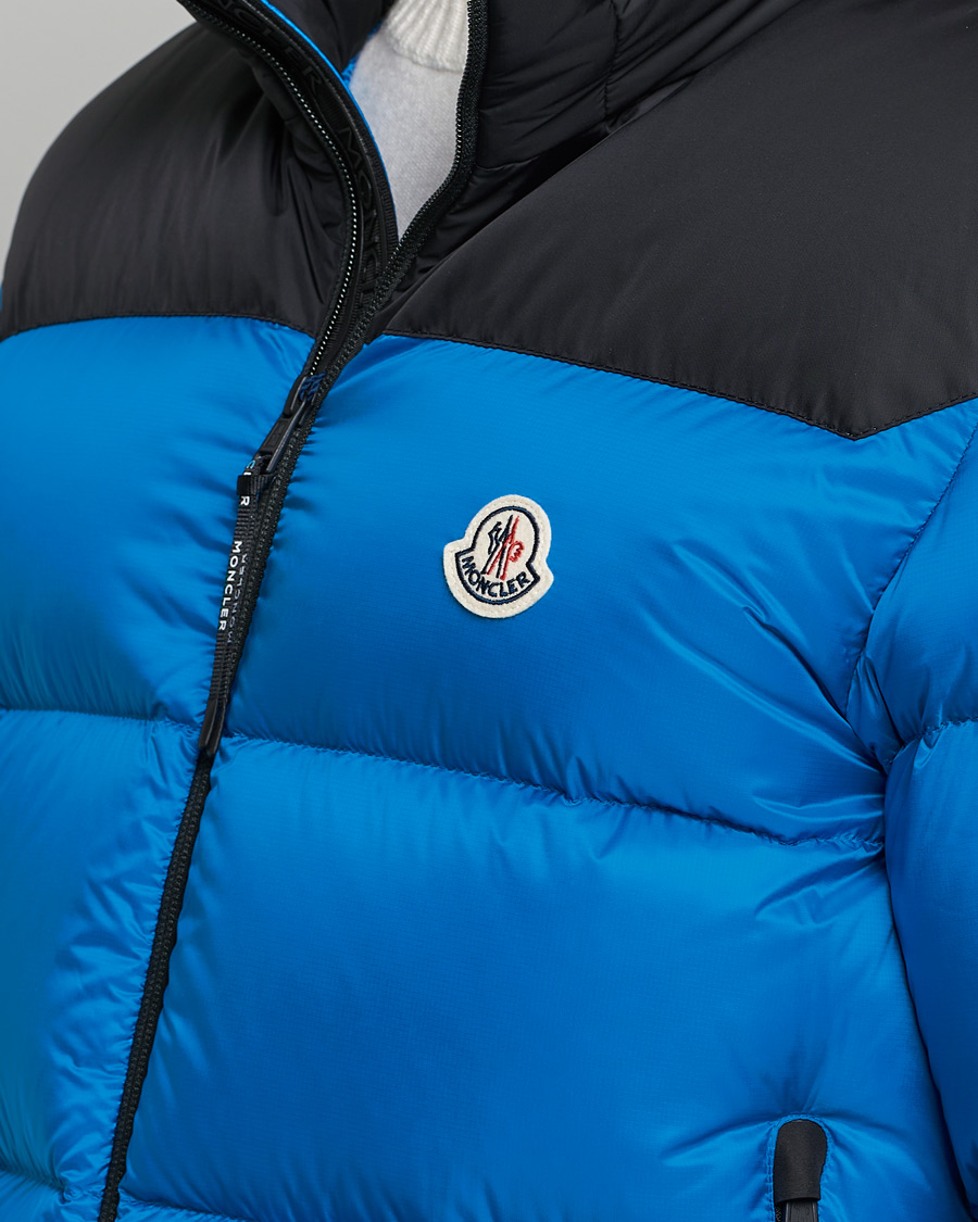 Homme | Manteaux Et Vestes | Moncler | Peuplier Down Jacket Black/Sky Blue