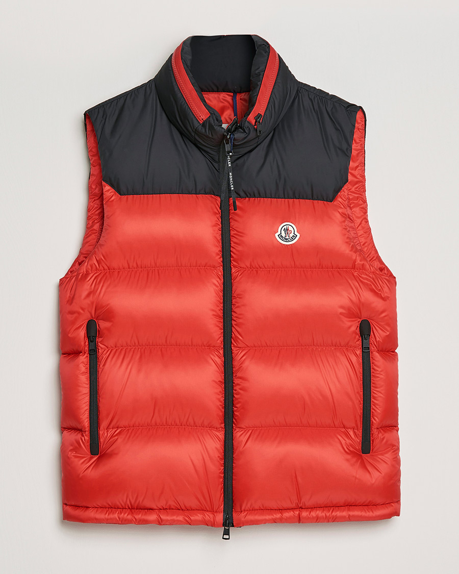 Homme | Manteaux Et Vestes | Moncler | Ophrys Down Vest Black/Red
