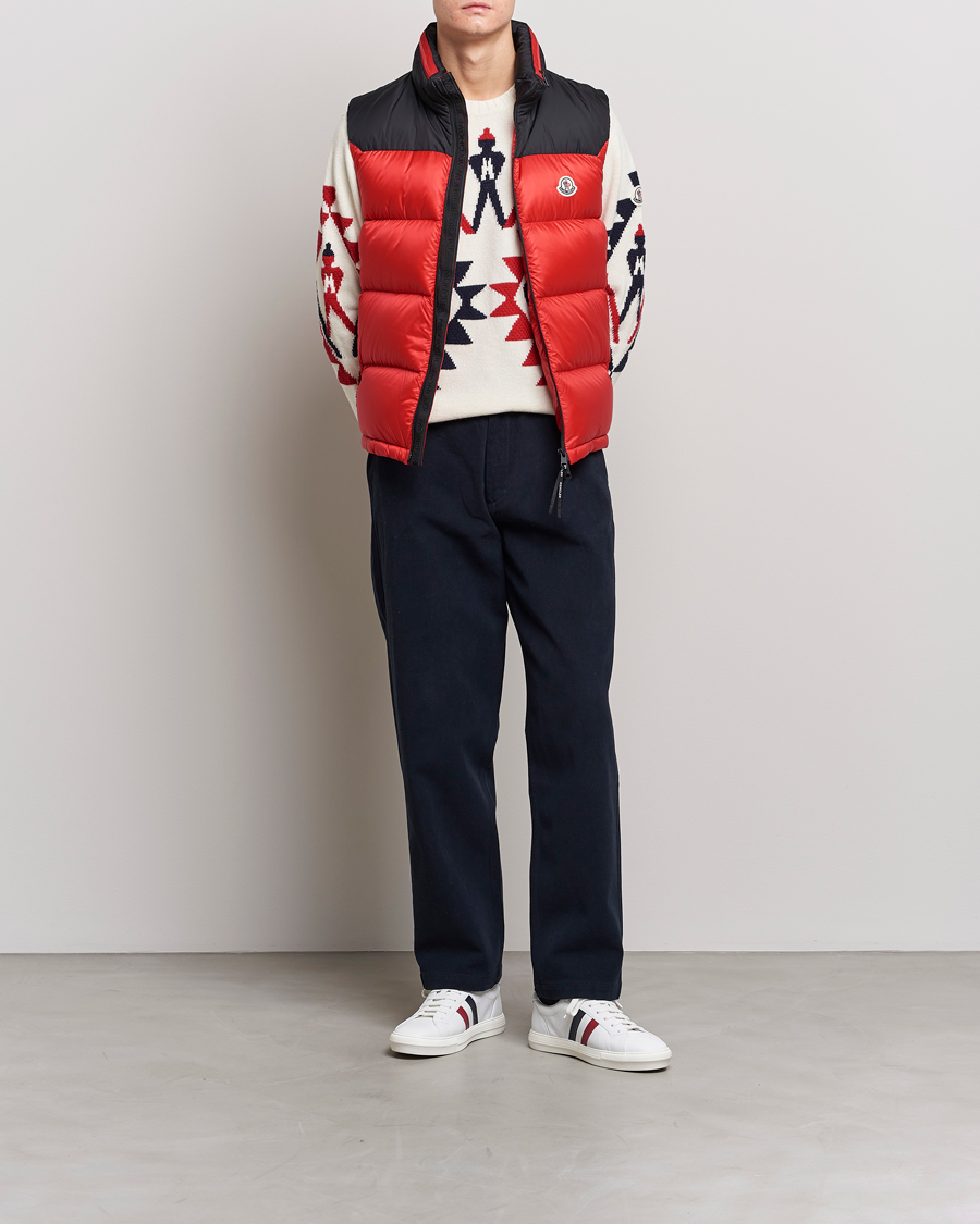 Homme | Manteaux Et Vestes | Moncler | Ophrys Down Vest Black/Red