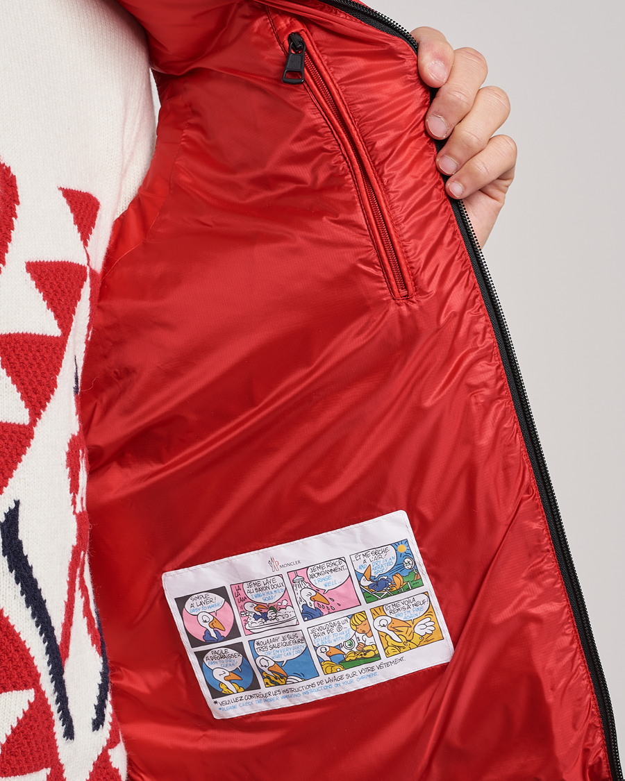 Homme | Manteaux Et Vestes | Moncler | Ophrys Down Vest Black/Red