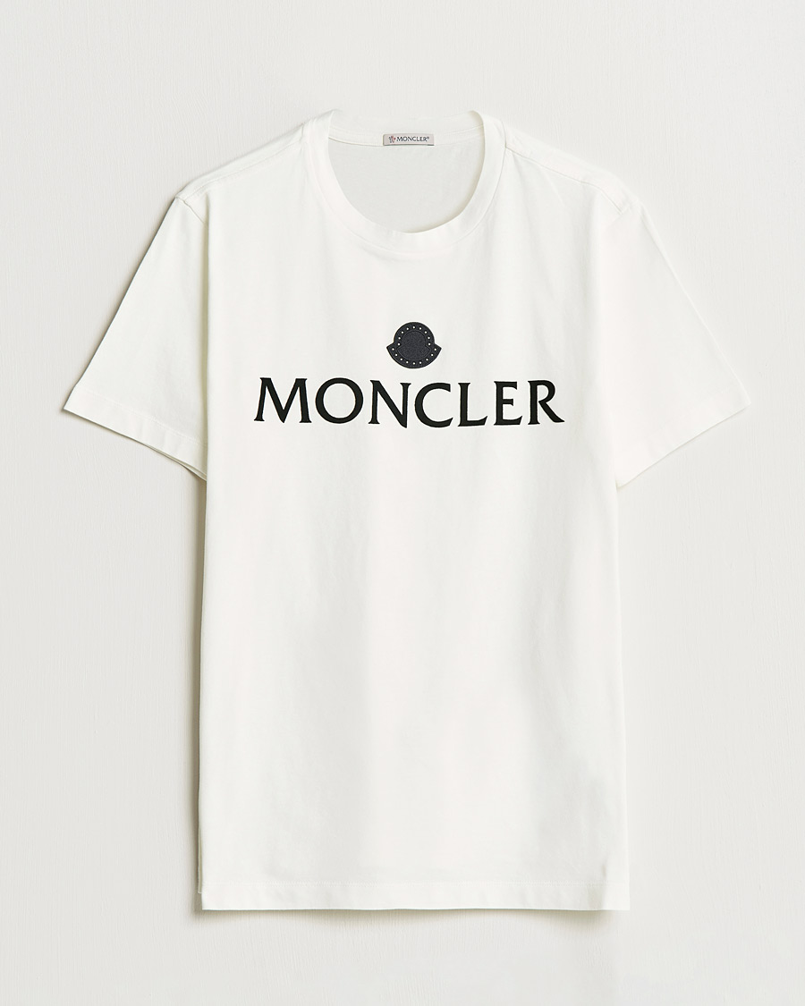 Homme | T-shirts | Moncler | Lettering T-Shirt White
