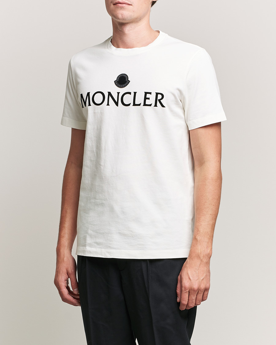 Homme | T-shirts | Moncler | Lettering T-Shirt White