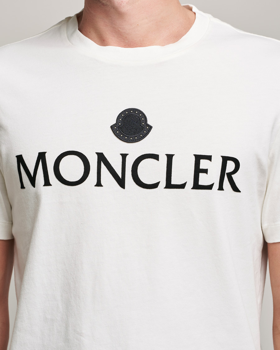 Homme | T-shirts | Moncler | Lettering T-Shirt White