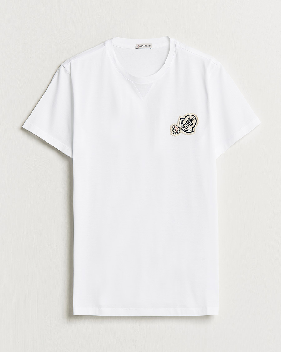 Homme | T-shirts | Moncler | Double Logo T-Shirt White