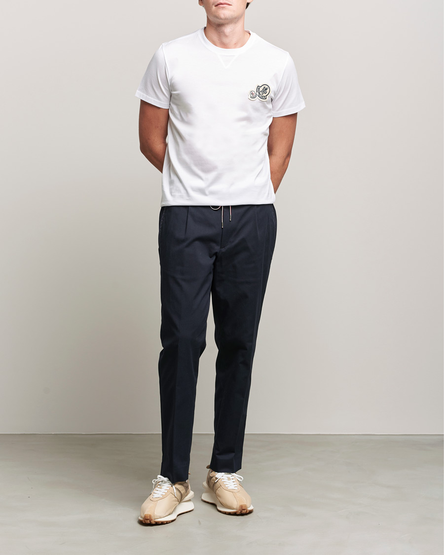Homme | T-shirts | Moncler | Double Logo T-Shirt White