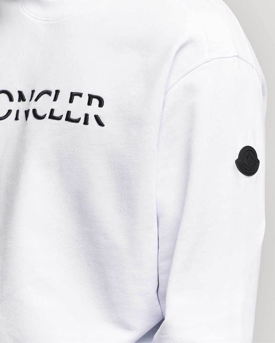 Homme | Pulls Et Tricots | Moncler | Lettering Sweatshirt White