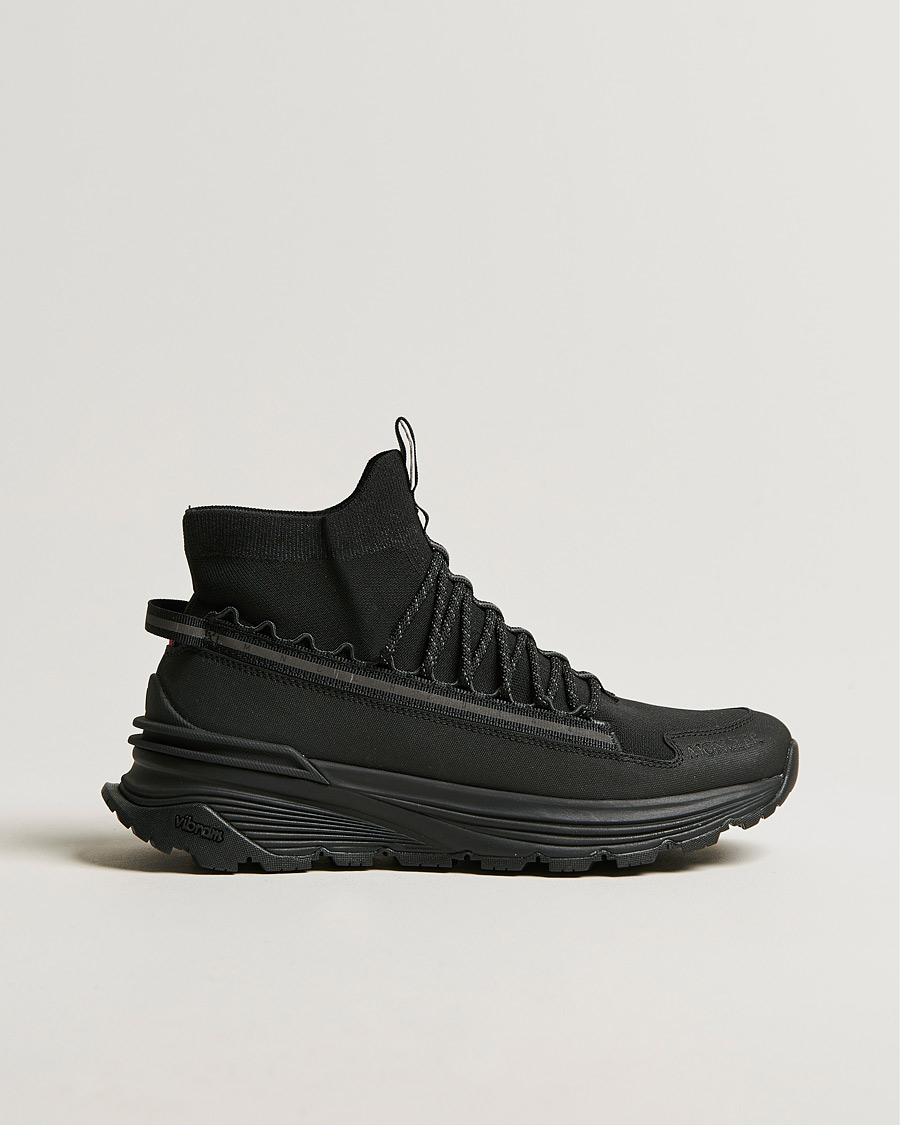 Homme | Moncler Knit High Running Sneakers Black | Moncler | Knit High Running Sneakers Black
