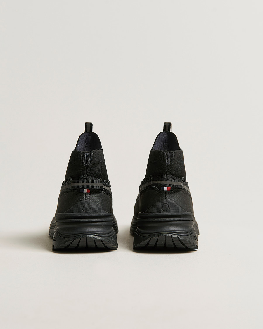 Homme | Moncler Knit High Running Sneakers Black | Moncler | Knit High Running Sneakers Black