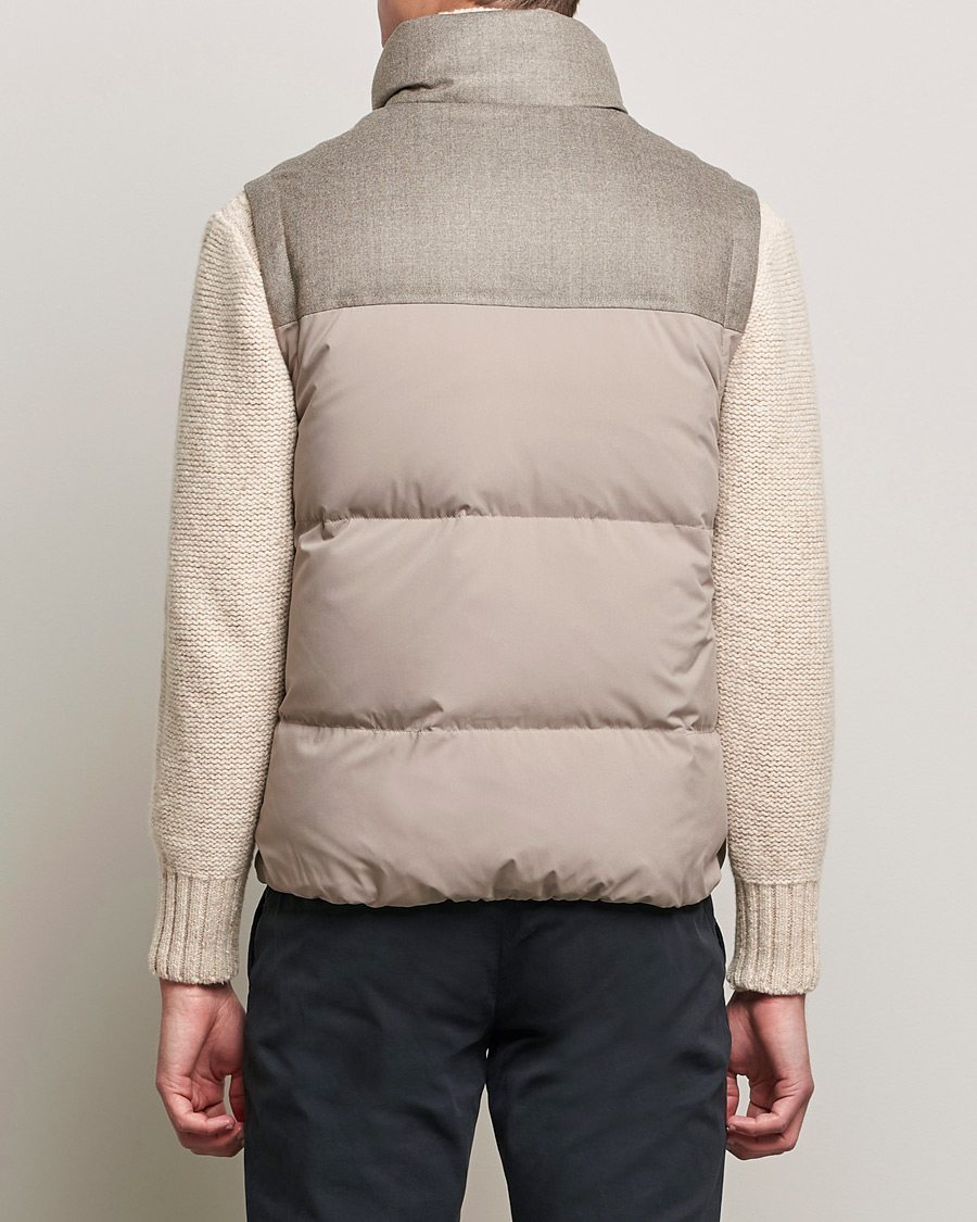 Homme | Manteaux Et Vestes | Canali | High Performance Down Vest Beige