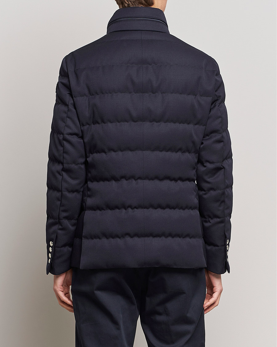 Homme | Manteaux Et Vestes | Moncler | Bess Flannel Down Blazer Navy