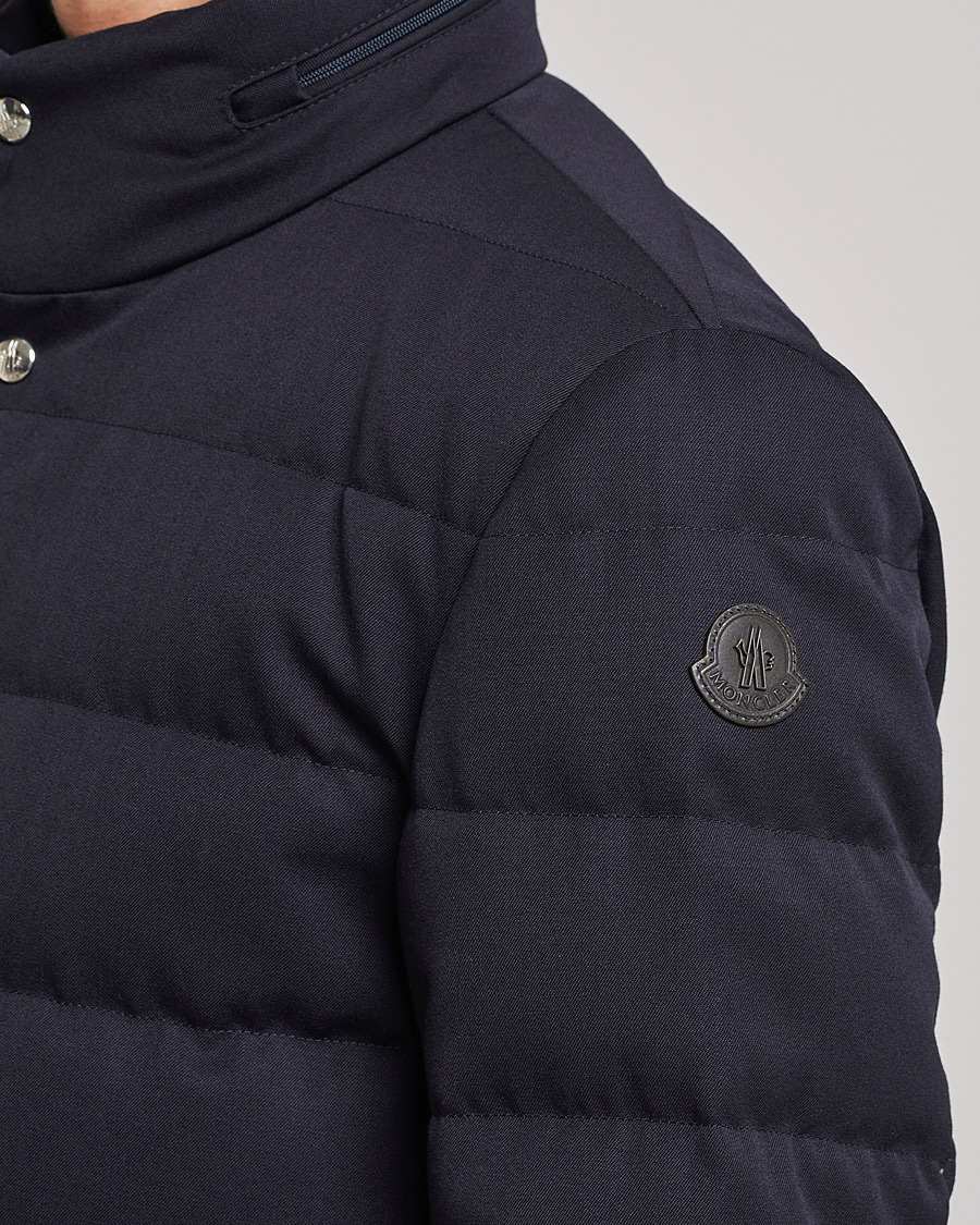 Homme | Manteaux Et Vestes | Moncler | Bess Flannel Down Blazer Navy