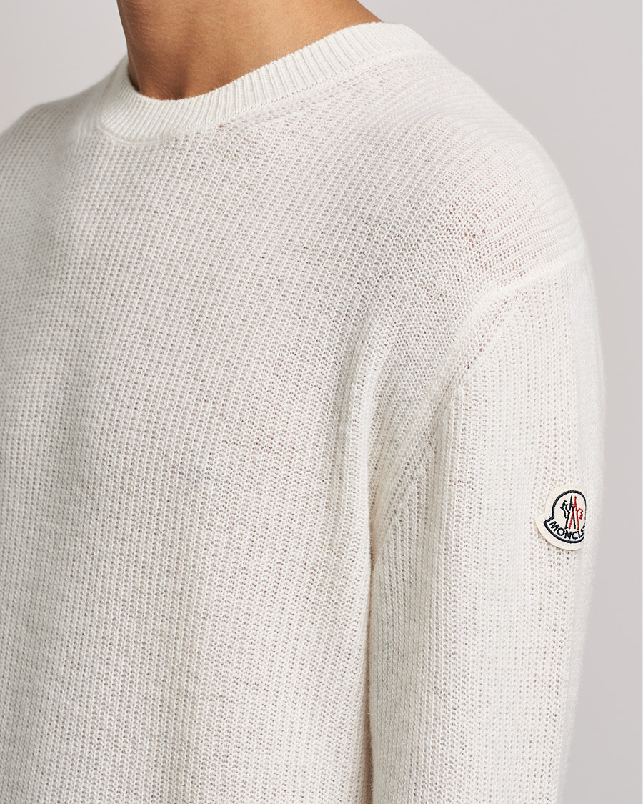 Homme | Pulls Et Tricots | Moncler | Cashmere Crew Neck Sweater White