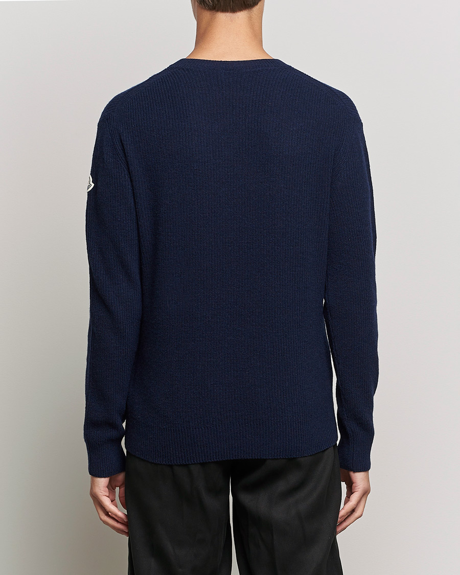 Homme | Pulls Et Tricots | Moncler | Cashmere Crew Neck Sweater Navy