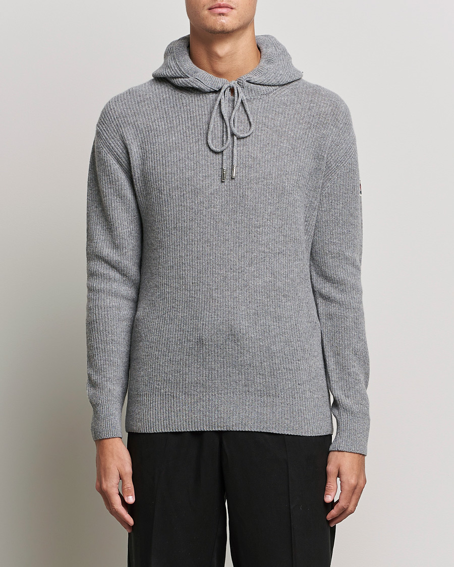 Homme | Pulls Et Tricots | Moncler | Cashmere Hoodie Grey Melange