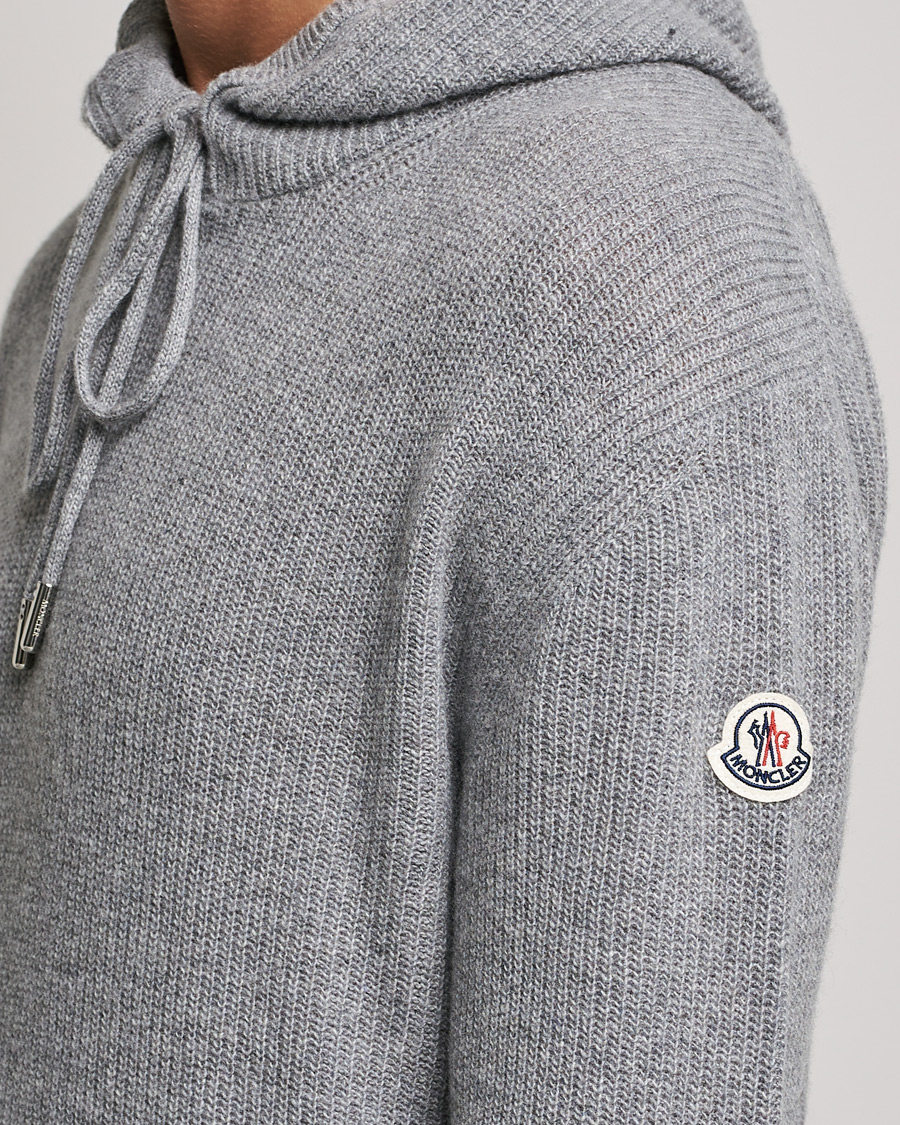 Homme | Pulls Et Tricots | Moncler | Cashmere Hoodie Grey Melange