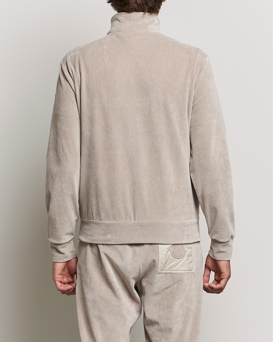 Homme | Pulls Et Tricots | Moncler | Corduroy Zip Cardigan Light Beige