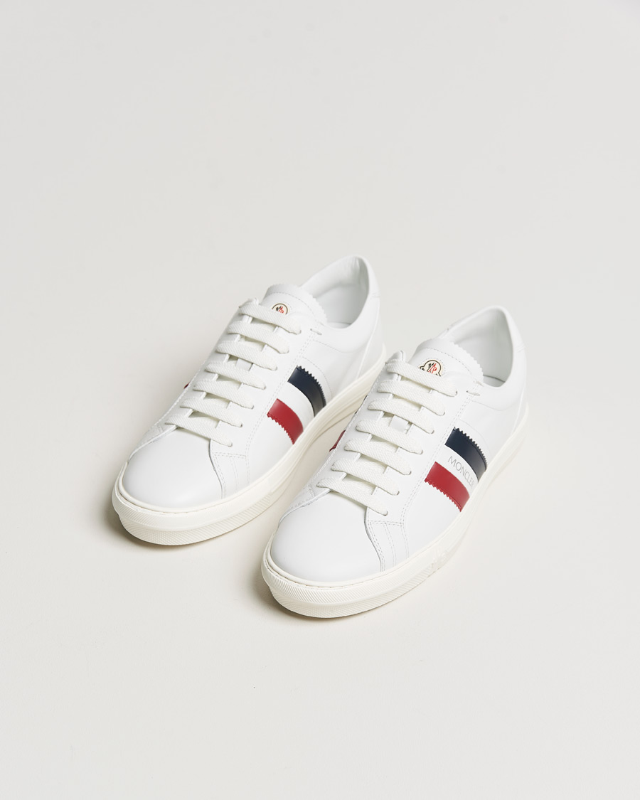 Homme | Moncler Monaco Low Top Sneakers White | Moncler | Monaco Low Top Sneakers White