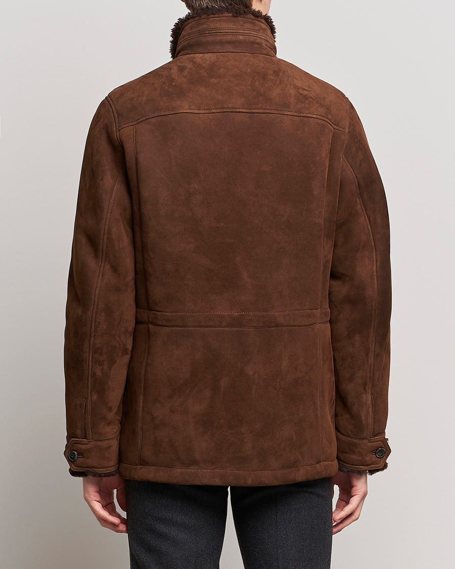 Homme | Manteaux Et Vestes | Ralph Lauren Purple Label | Shearling Field Jacket Chestnut