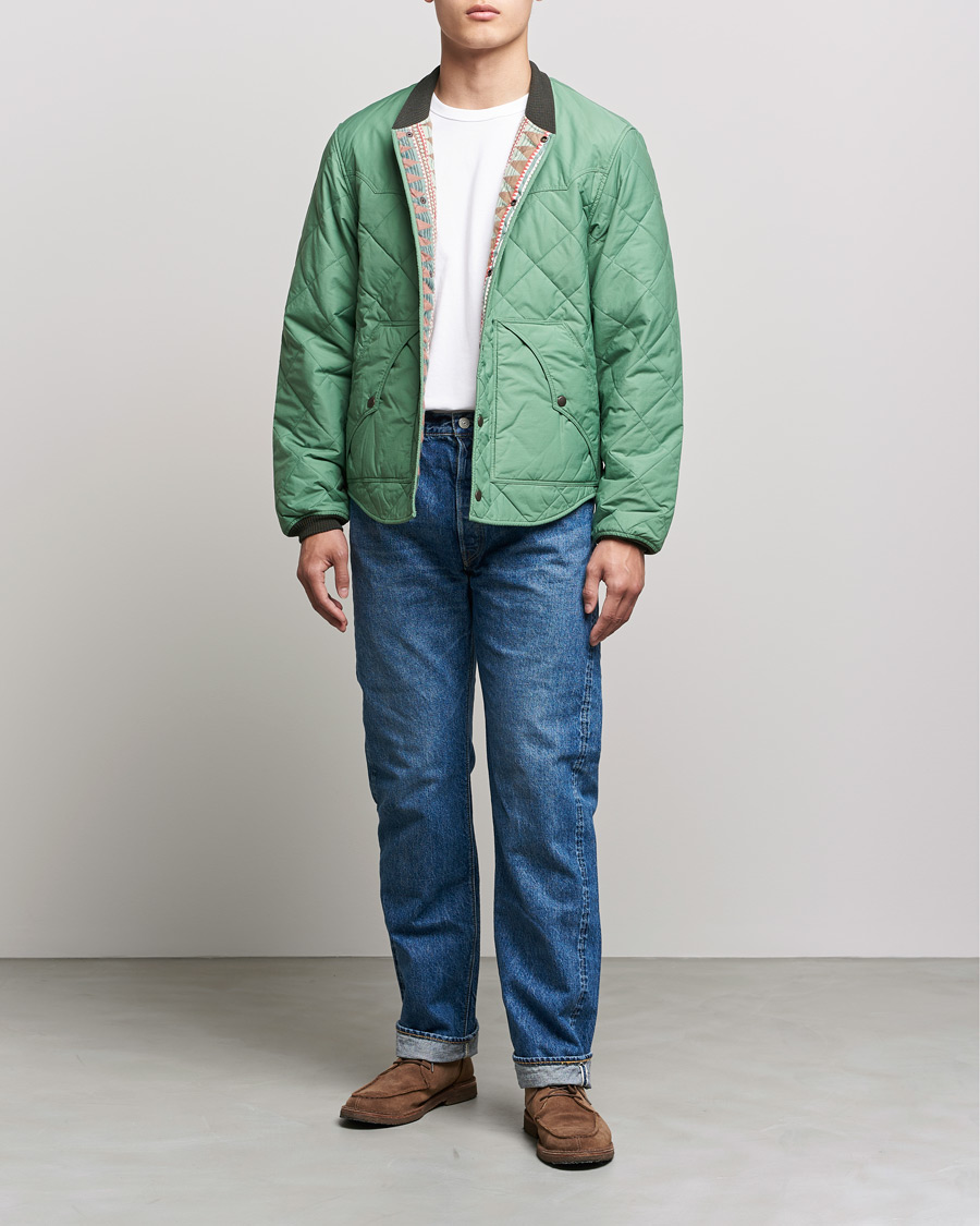 Homme | Manteaux Et Vestes | RRL | Helston Quilted Jacket Vintage Turquoise
