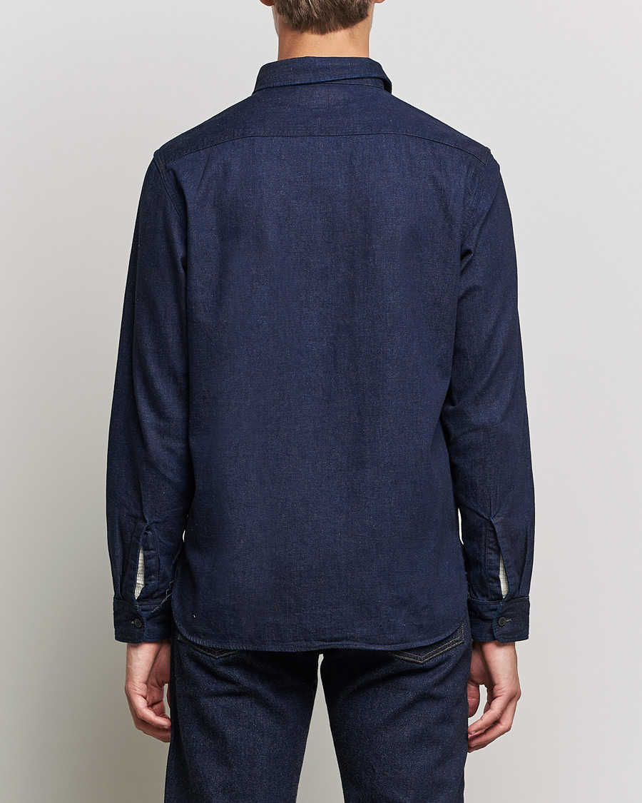 Homme | Chemises | RRL | Preston Denim Work Shirt Rinse Wash