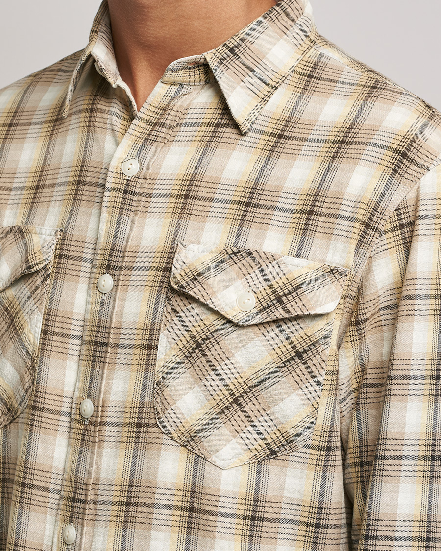 Homme | Chemises | RRL | Lee Checked Workshirt Tan