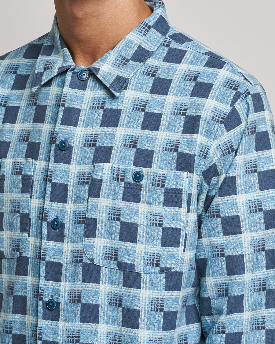 Homme | Chemises | RRL | Universal Camp Shirt Blue Check
