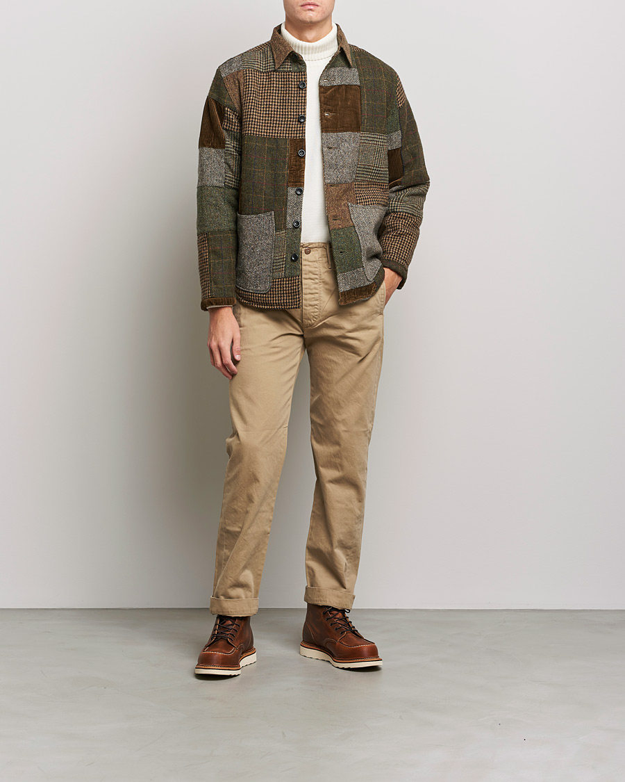 Homme | Chemises | RRL | Townsend Patchwork Overshirt Tan