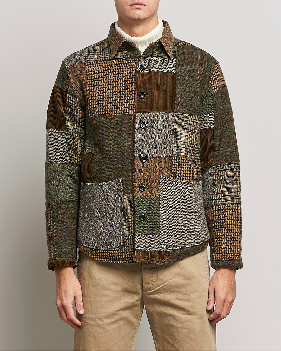 Homme | Chemises | RRL | Townsend Patchwork Overshirt Tan