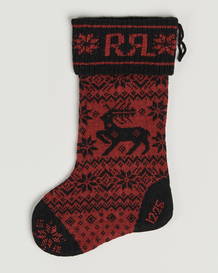 Homme | Idées de cadeaux de Noël | RRL | Holiday Stocking Red/Black