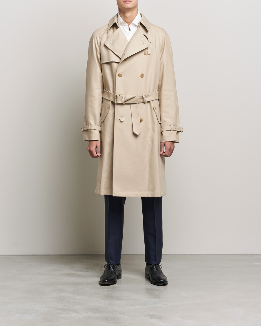 Homme | Manteaux Et Vestes | Ralph Lauren Purple Label | Classic Trench Coat Khaki Stone