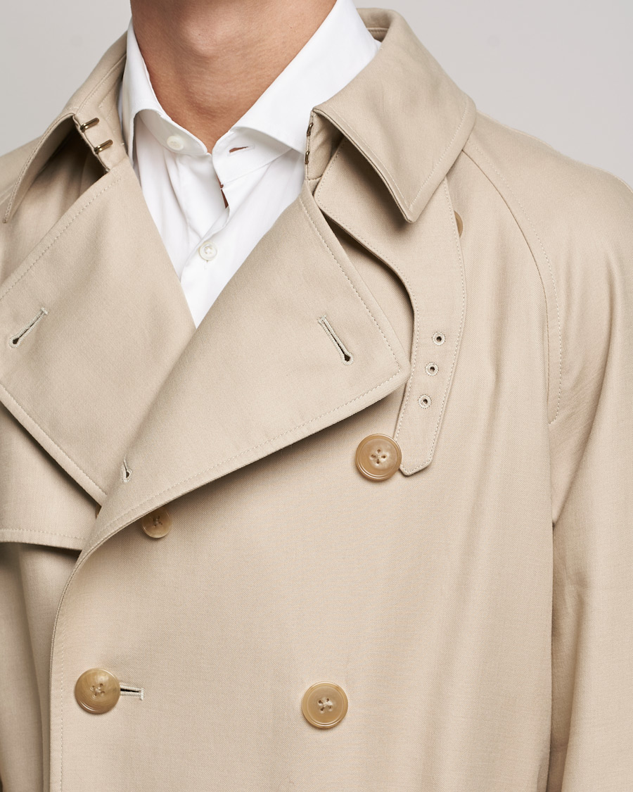 Homme | Manteaux Et Vestes | Ralph Lauren Purple Label | Classic Trench Coat Khaki Stone